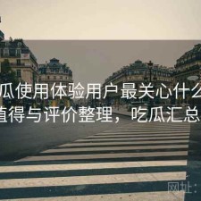17吃瓜使用体验用户最关心什么？是否值得与评价整理，吃瓜汇总421