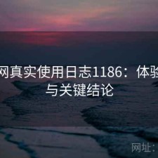 黑料网真实使用日志1186：体验变化与关键结论