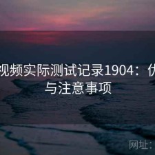 蜜桃视频实际测试记录1904：优缺点与注意事项