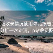 P站正版收录情况使用体验报告：实测分析一次讲清，p站收费图