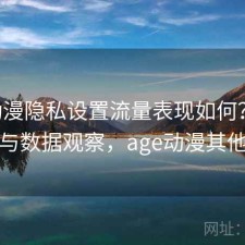 age动漫隐私设置流量表现如何？避坑指南与数据观察，age动漫其他标签