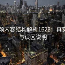 91视频内容结构解析1623：真实情况与误区说明