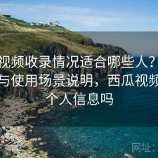 西瓜视频收录情况适合哪些人？是否值得与使用场景说明，西瓜视频收集个人信息吗
