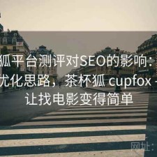 茶杯狐平台测评对SEO的影响：怎么选与优化思路，茶杯狐 cupfox - 努力让找电影变得简单