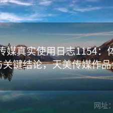 天美传媒真实使用日志1154：体验变化与关键结论，天美传媒作品介绍