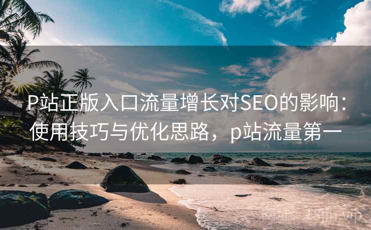 P站正版入口流量增长对SEO的影响：使用技巧与优化思路，p站流量第一  第2张