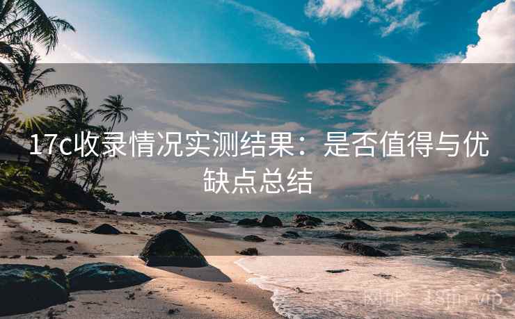 17c收录情况实测结果：是否值得与优缺点总结  第2张