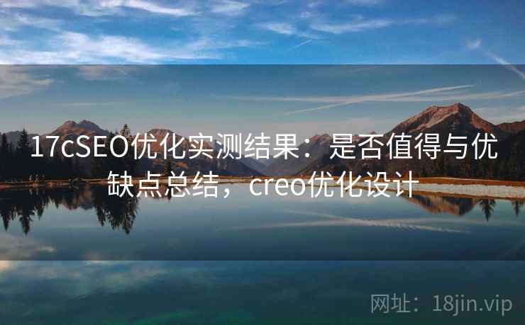17cSEO优化实测结果：是否值得与优缺点总结，creo优化设计  第2张