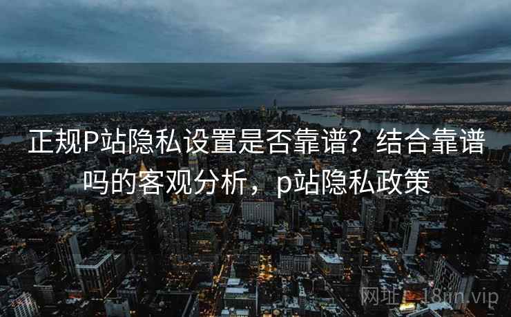 正规P站隐私设置是否靠谱？结合靠谱吗的客观分析，p站隐私政策  第1张
