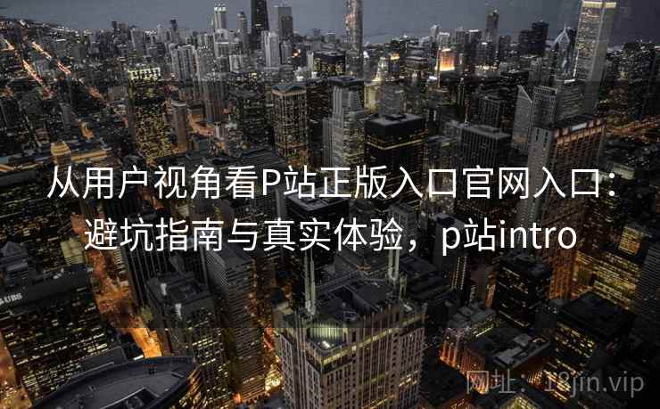 从用户视角看P站正版入口官网入口：避坑指南与真实体验，p站intro  第2张