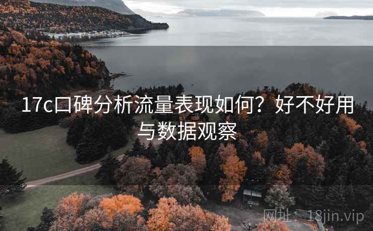 17c口碑分析流量表现如何?好不好用与数据观察 第2张 17c口碑分析流量表现如何?好不好用与数据观察 第2张