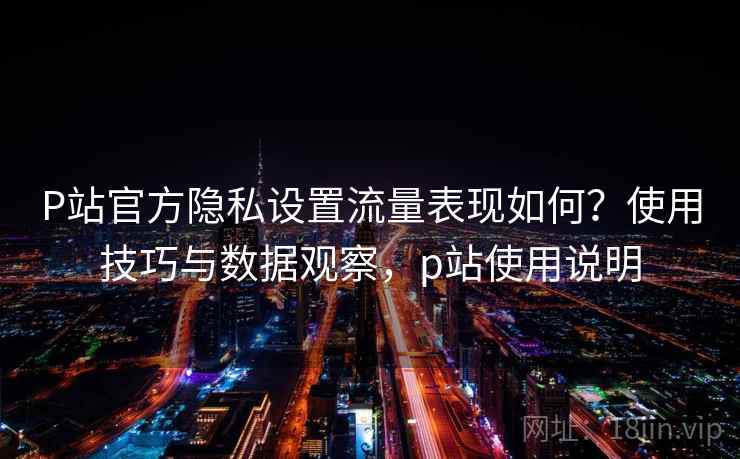 P站官方隐私设置流量表现如何?使用技巧与数据观察,p站使用说明 第1张 P站官方隐私设置流量表现如何?使用技巧与数据观察,p站使用说明 第1张