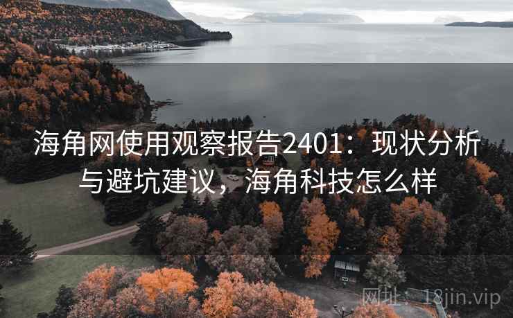 海角网使用观察报告2401:现状分析与避坑建议,海角科技怎么样 第1张 海角网使用观察报告2401:现状分析与避坑建议,海角科技怎么样 第1张