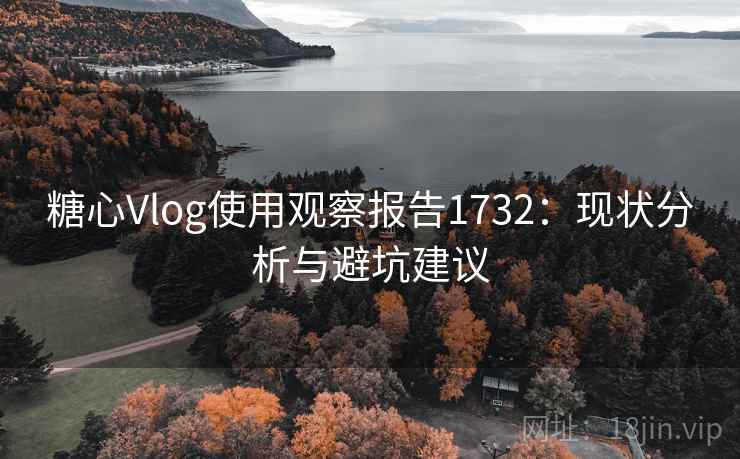 糖心Vlog使用观察报告1732:现状分析与避坑建议 第2张 糖心Vlog使用观察报告1732:现状分析与避坑建议 第2张
